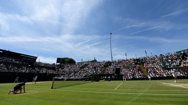 General view during the third round match between Great Britain’s Aljaz Bedene and Luxembourg’s Gilles Muller. Photos: Reuters